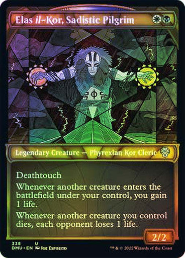 FOIL TEXTURED Elas il-Kor, Sadistic Pilgrim ~ Dominaria United [ NM ] [ MTG ]