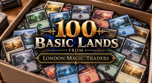 100 x Basic Lands (20 of each Colour) [ EX ] [ Magic the Gathering MTG ]