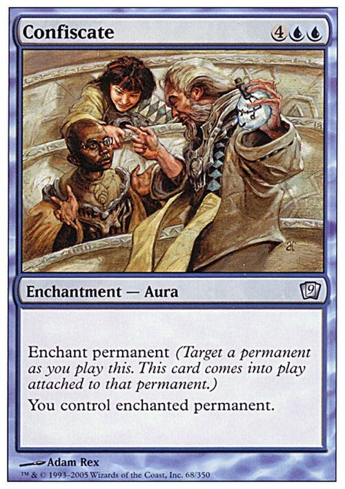 Confiscate ~ Ninth Edition [ EX ] [ Magic MTG ]
