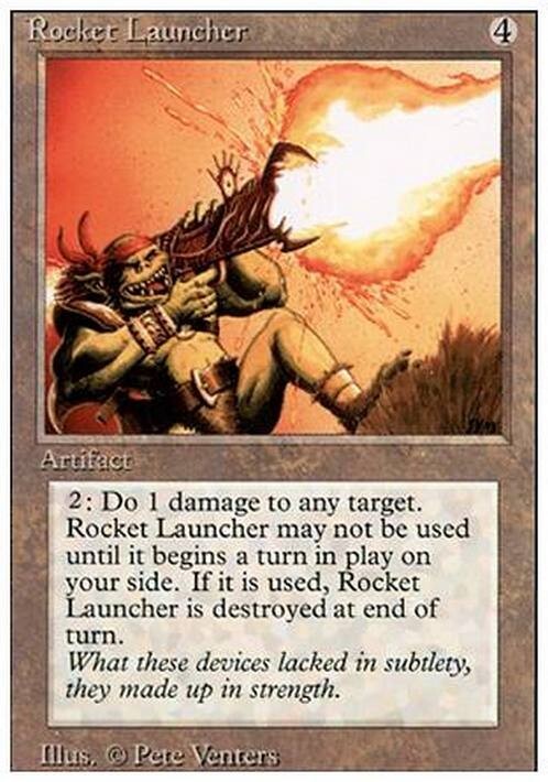 Rocket Launcher ~ Revised [ EX ] [ Magic MTG ]