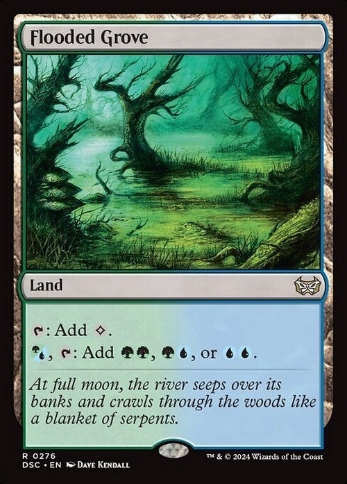 Flooded Grove ~ Commander: Duskmourn [ NM ] [ Magic MTG ]