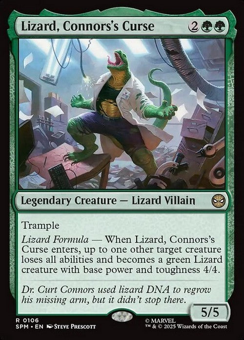 Lizard, Connors's Curse ~ Spider-Man [ NM ] [ Magic MTG ]
