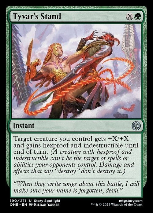 Tyvar's Stand ~ Phyrexia: All Will Be One [ EX ] [ Magic MTG ]