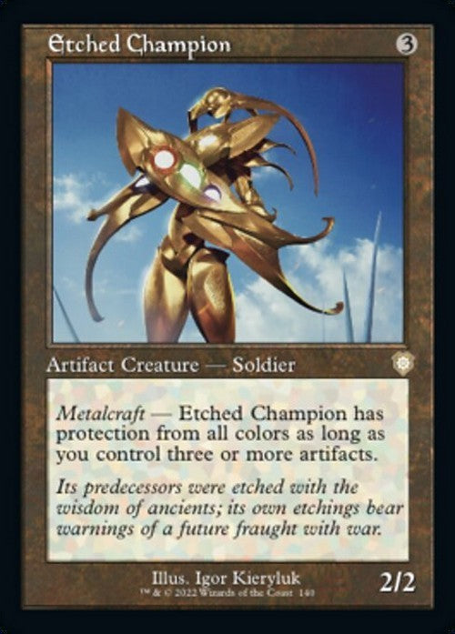Etched Champion ~ Commander: The Brothers' War [ NM ] [ Magic MTG ]