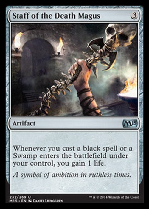Staff of the Death Magus ~ Magic 2015 [ EX ] [ Magic MTG ]