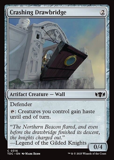 Crashing Drawbridge ~ Commander: Tarkir: Dragonstorm [ NM ] [ Magic MTG ]