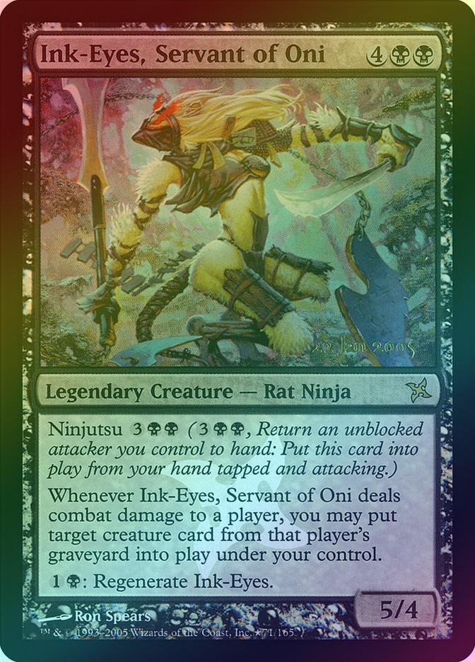 FOIL Ink-Eyes, Servant of Oni ~ Prerelease Betrayers of Kamigawa [ EX ] [ MTG ]