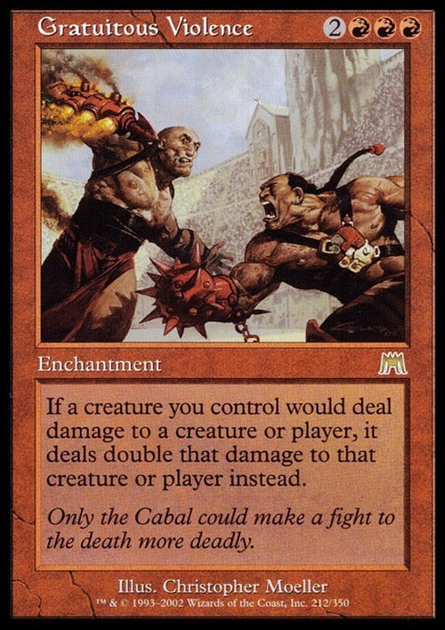Gratuitous Violence ~ Onslaught [ EX ] [ Magic MTG ]