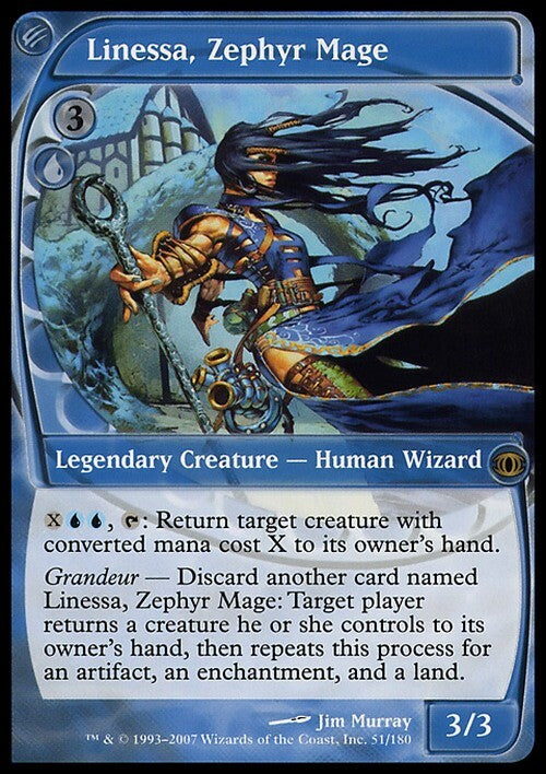 Linessa, Zephyr Mage ~ Future Sight [ EX ] [ Magic MTG ]