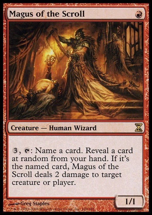 Magus of the Scroll ~ Time Spiral [ EX ] [ Magic MTG ]