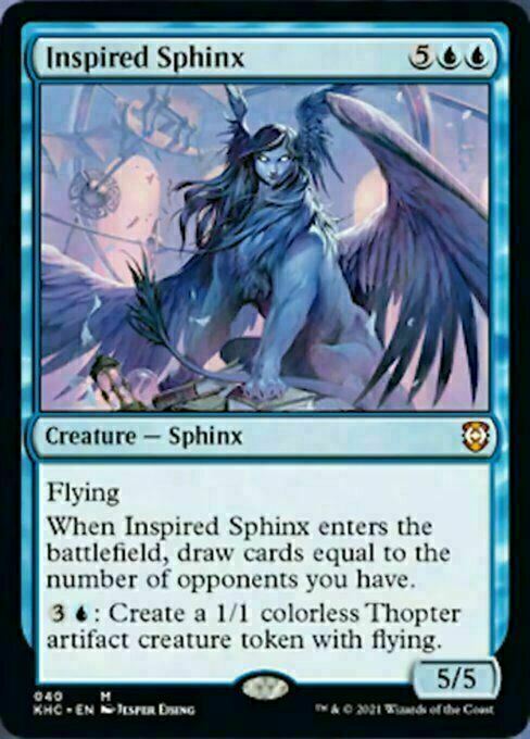 Inspired Sphinx ~ Commander: Kaldheim [ NM ] [ Magic MTG ]