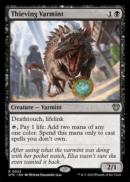 Thieving Varmint ~ Commander: Outlaws of Thunder Junction [ NM ] [ MTG ]