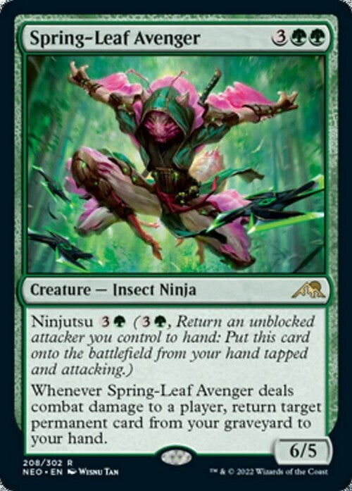 Spring-Leaf Avenger ~ Kamigawa: Neon Dynasty [ NM ] [ Magic MTG ]