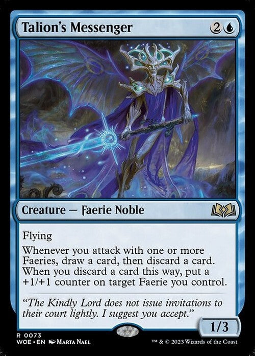 Talion's Messenger ~ Wilds of Eldraine [ NM ] [ Magic MTG ]