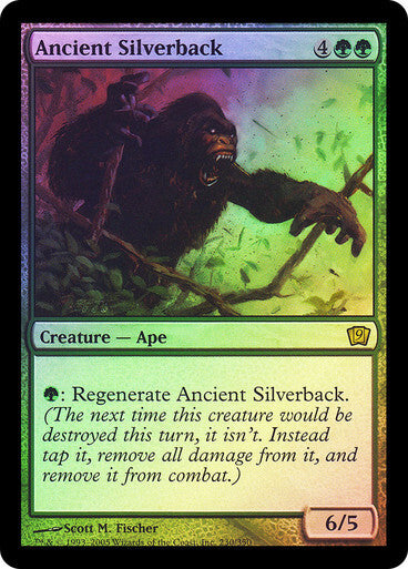 FOIL Ancient Silverback ~ Ninth Edition [ EX ] [ Magic MTG ]