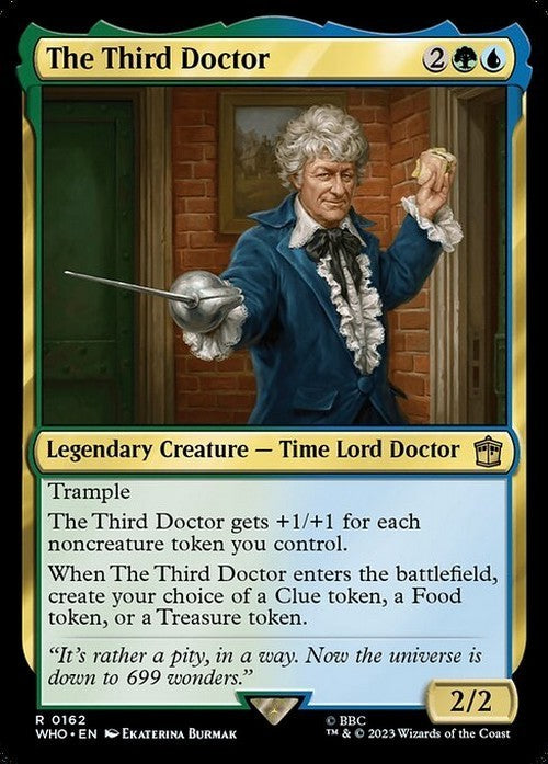 The Third Doctor ~ Commander: Doctor Who [ NM ] [ Magic MTG ]