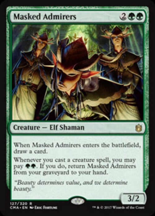 Masked Admirers ~ Commander Anthology 1 [ EX ] [ Magic MTG ]