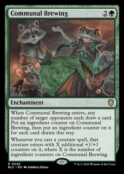 Communal Brewing ~ Commander: Bloomburrow [ NM ] [ Magic MTG ]