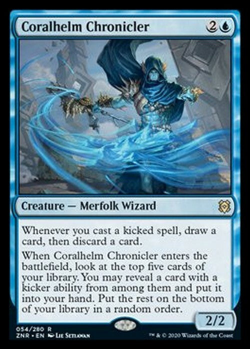 Coralhelm Chronicler ~ Zendikar Rising [ NM ] [ Magic MTG ]