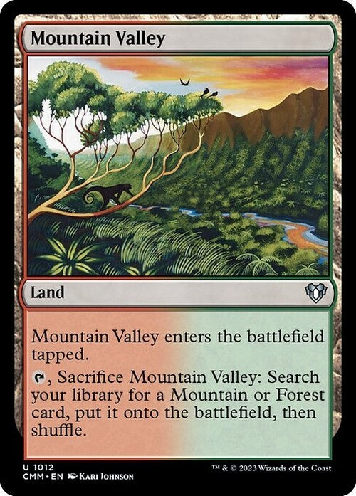 Mountain Valley ~ Commander Masters [ NM ] [ Magic MTG ]