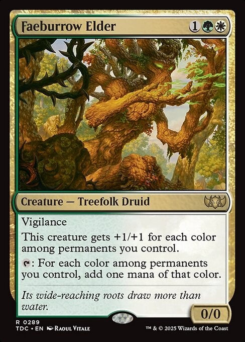 Faeburrow Elder ~ Commander: Tarkir: Dragonstorm [ NM ] [ Magic MTG ]
