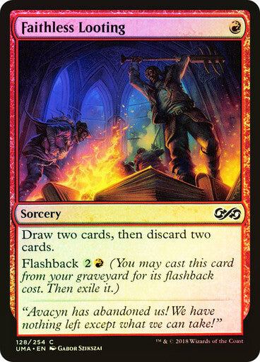 FOIL Faithless Looting ~ Ultimate Masters [ EX ] [ Magic MTG ]
