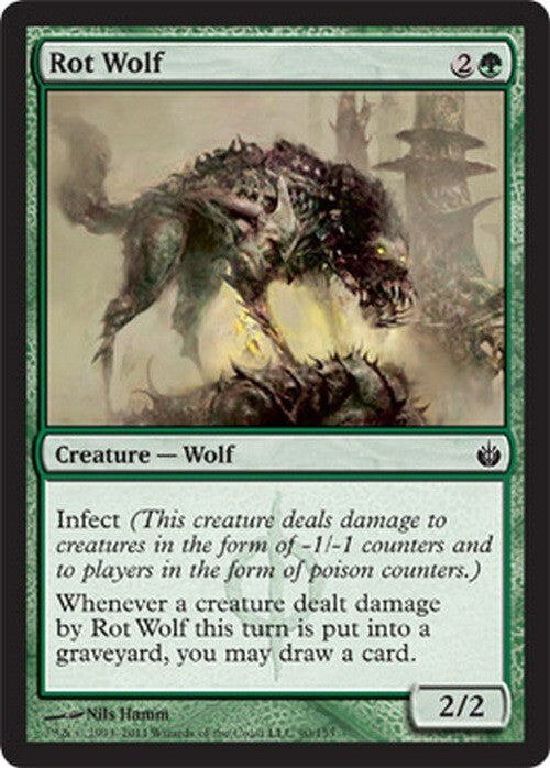 Rot Wolf ~ Mirrodin Besieged [ EX ] [ Magic MTG ]