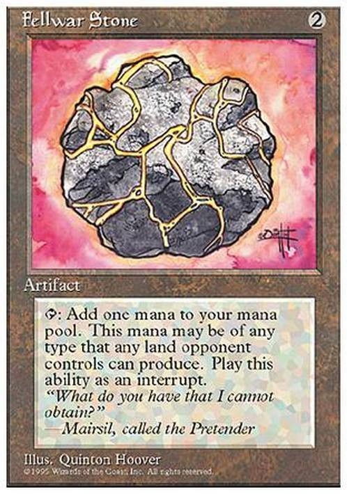 Fellwar Stone ~ Fourth Edition [ EX ] [ Magic MTG ]
