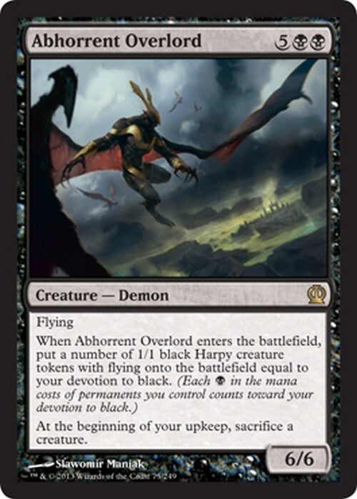 Abhorrent Overlord ~ Theros [ EX ] [ Magic MTG ]