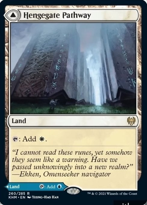 Hengegate Pathway / Mistgate Pathway ~ Kaldheim [ NM ] [ Magic MTG ]