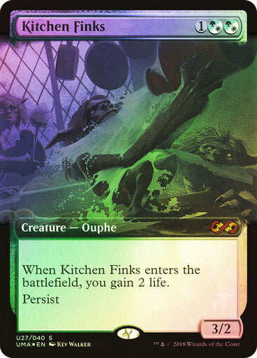 FOIL BORDERLESS Kitchen Finks ~ Ultimate Masters [ NM ] [ Magic MTG ]