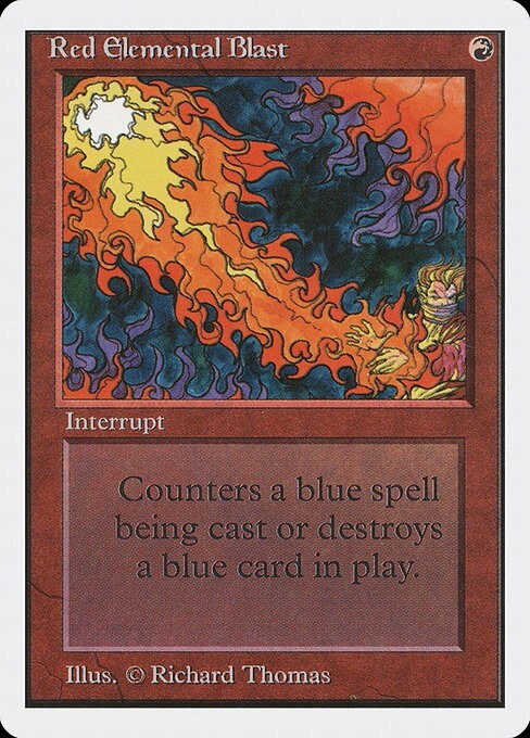 Red Elemental Blast ~ Unlimited [ NM ] [ Magic MTG ]