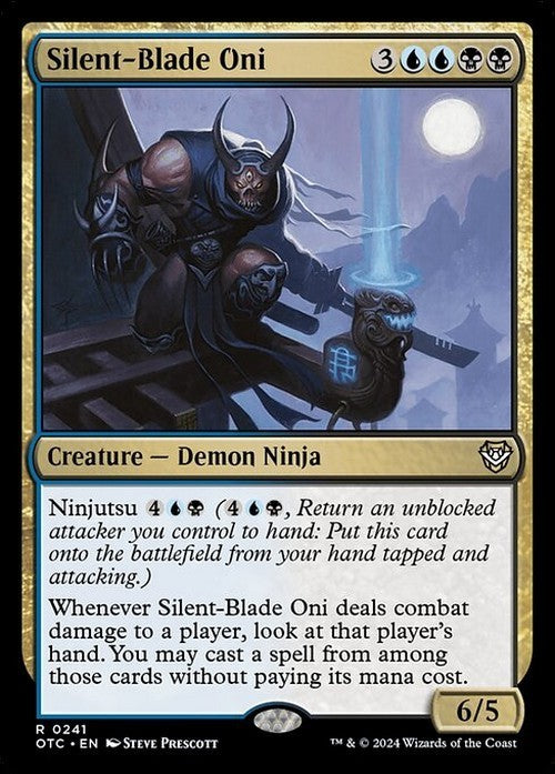 Silent-Blade Oni ~ Commander: Outlaws of Thunder Junction [ NM ] [ Magic MTG ]