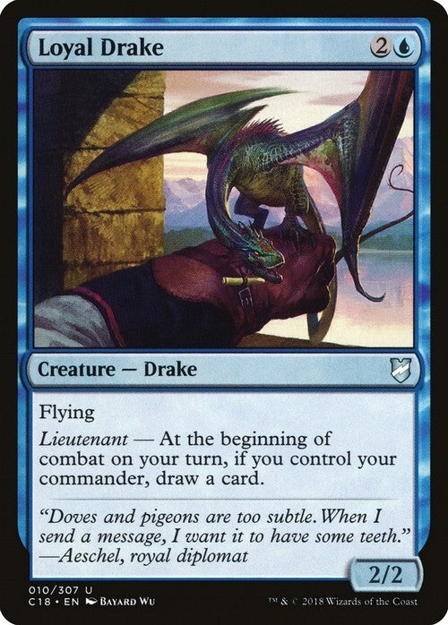 Loyal Drake ~ Commander 2018 [ NM ] [ Magic MTG ]