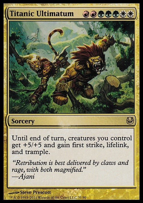 Titanic Ultimatum ~ Duel Decks [ PLAYED ] [ Magic MTG ]