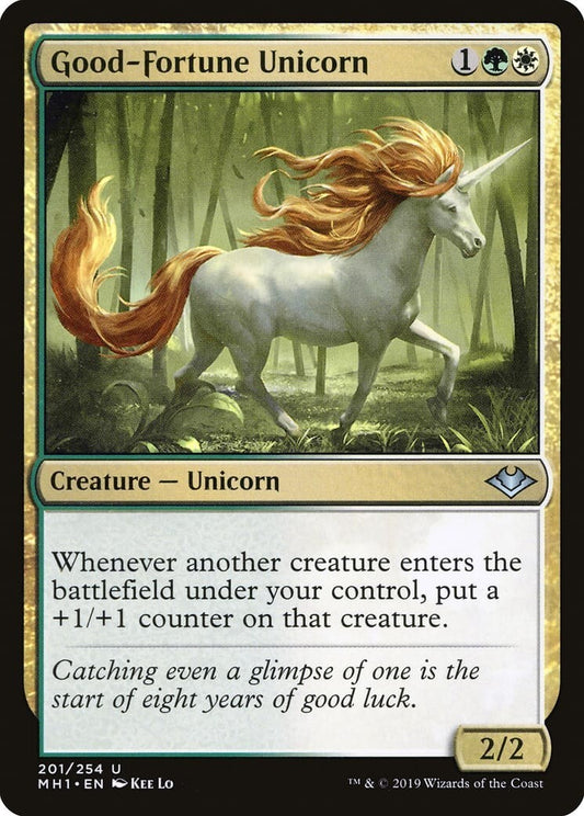 Good-Fortune Unicorn ~ Modern Horizons 1 [ EX ] [ Magic MTG ]