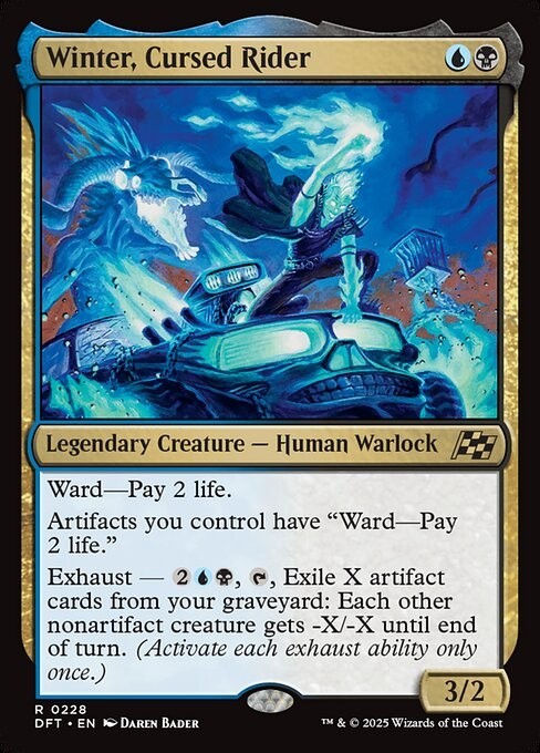 Winter, Cursed Rider ~ Aetherdrift [ NM ] [ Magic MTG ]
