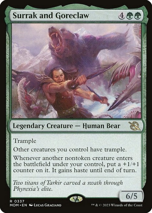 Surrak and Goreclaw ~ March of the Machine [ NM ] [ Magic MTG ]