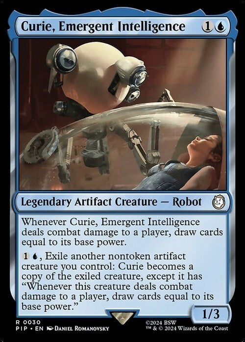 Curie, Emergent Intelligence ~ Commander: Fallout [ NM ] [ Magic MTG ]