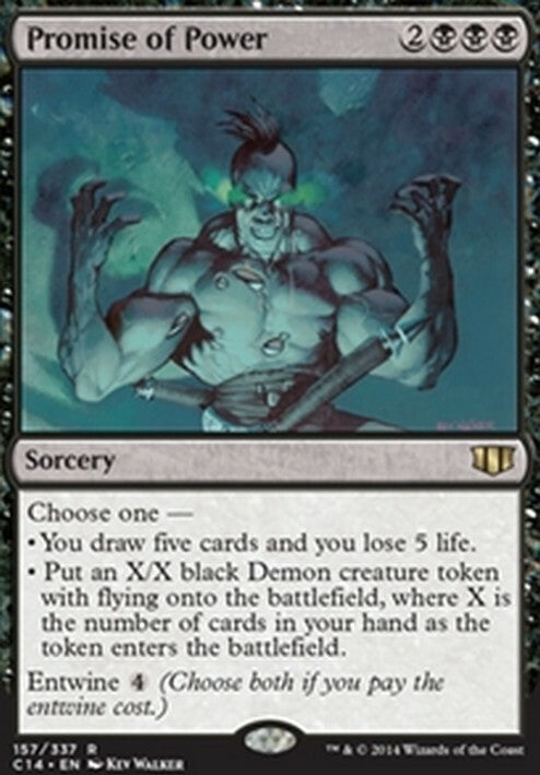 Promise of Power ~ Commander 2014 [ EX ] [ Magic MTG ]