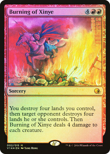 FOIL Burning of Xinye ~ From the Vault [ NM ] [ Magic MTG ]