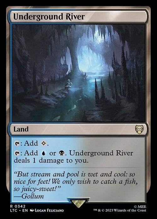 Underground River ~ Commander: Lord of the Rings [ NM ] [ Magic MTG ]