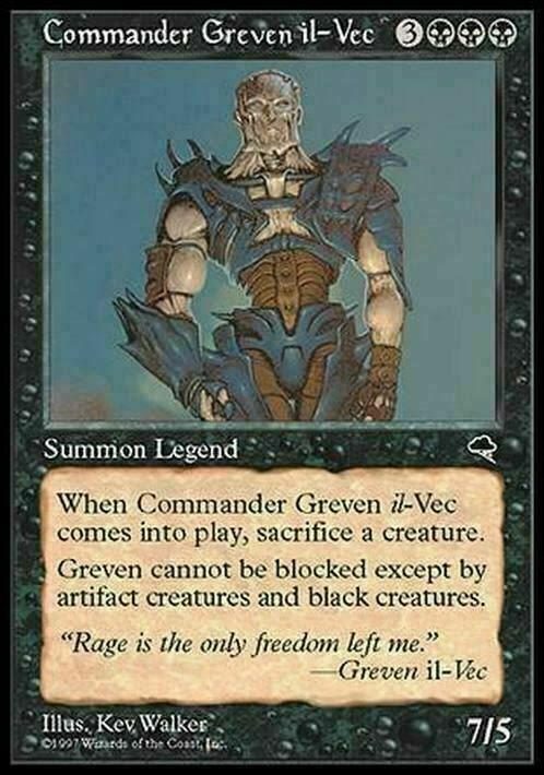 Commander Greven il-Vec ~ Tempest [ EX ] [ Magic MTG ]