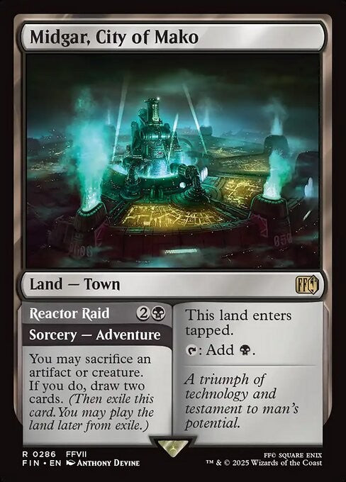 Midgar, City of Mako ~ Final Fantasy [ NM ] [ Magic MTG ]