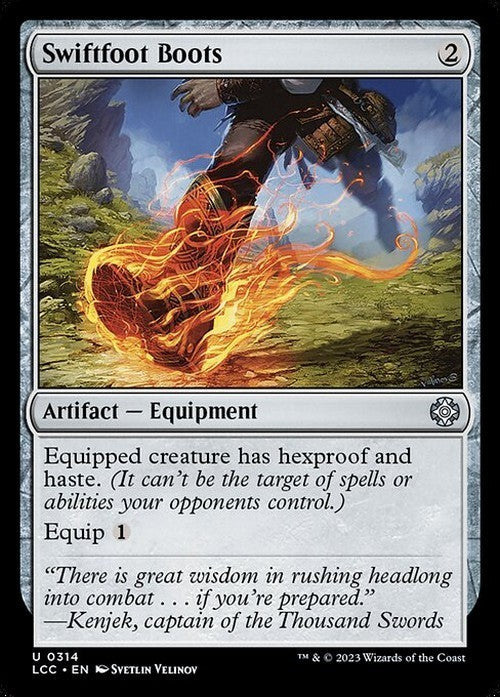 Swiftfoot Boots ~ Commander: The Lost Caverns of Ixalan [ NM ] [ Magic MTG ]