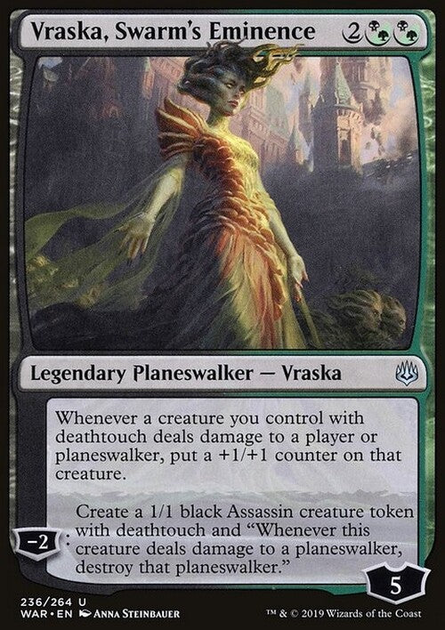 Vraska, Swarm's Eminence ~ War of the Spark [ EX ] [ MTG ]