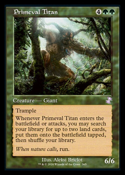 Primeval Titan ~ Time Spiral Remastered [ NM ] [ Magic MTG ]