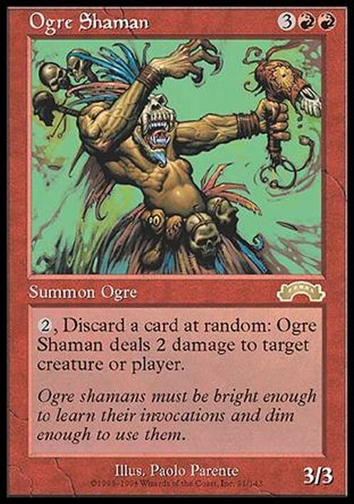 Ogre Shaman ~ Exodus [ EX ] [ Magic MTG ]