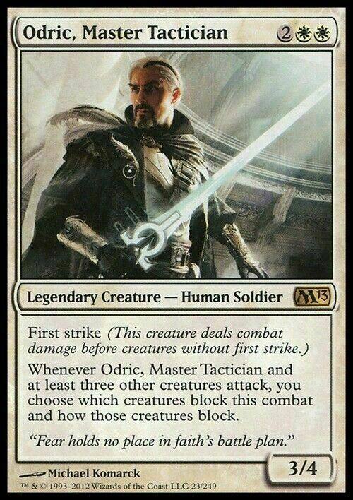 Odric, Master Tactician ~ Magic 2013 [ EX ] [ Magic MTG ]