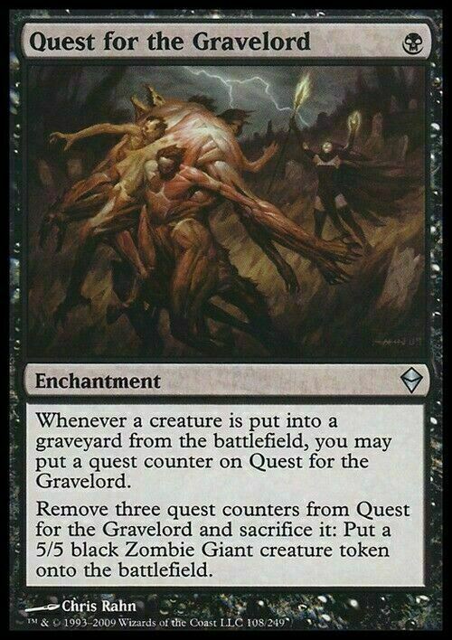 Quest for the Gravelord ~ Zendikar [ EX ] [ Magic MTG ]